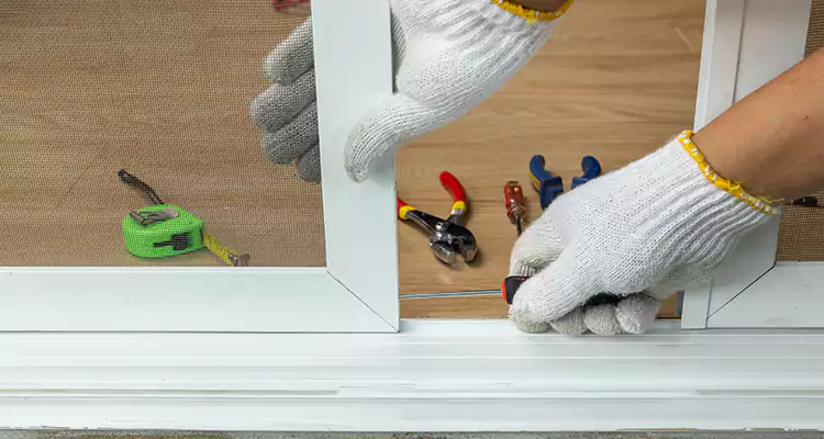 Sliding Glass Door Off Rails Repair in North Port, FL