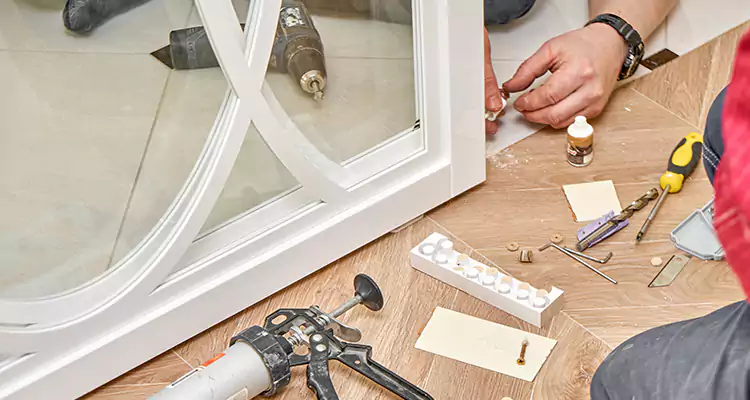 Interior Patio Door Casing Repair in North Port, FL